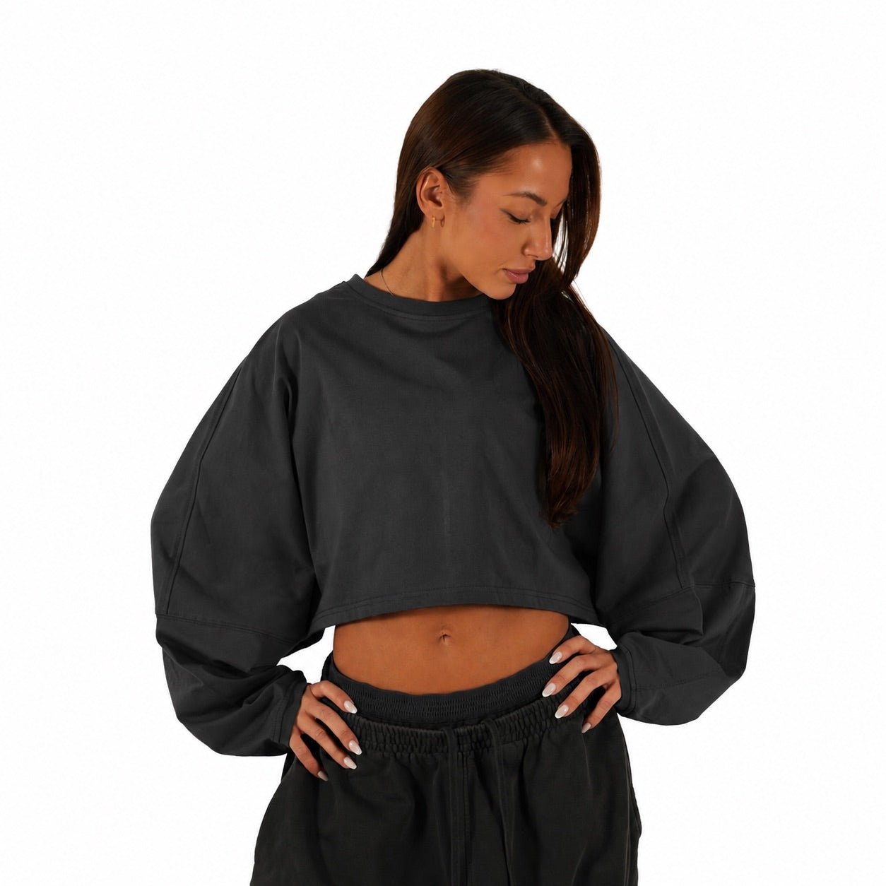 J - Flow Cropped Long - Sleeve - Elites Aera