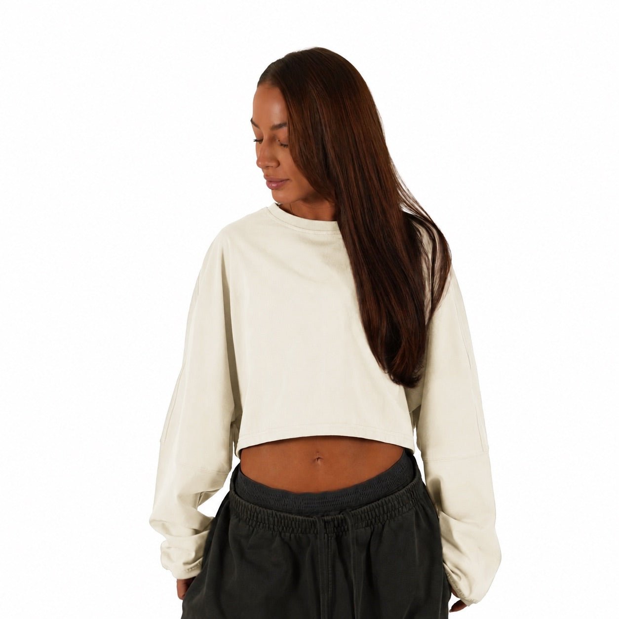 J - Flow Cropped Long - Sleeve - Elites Aera