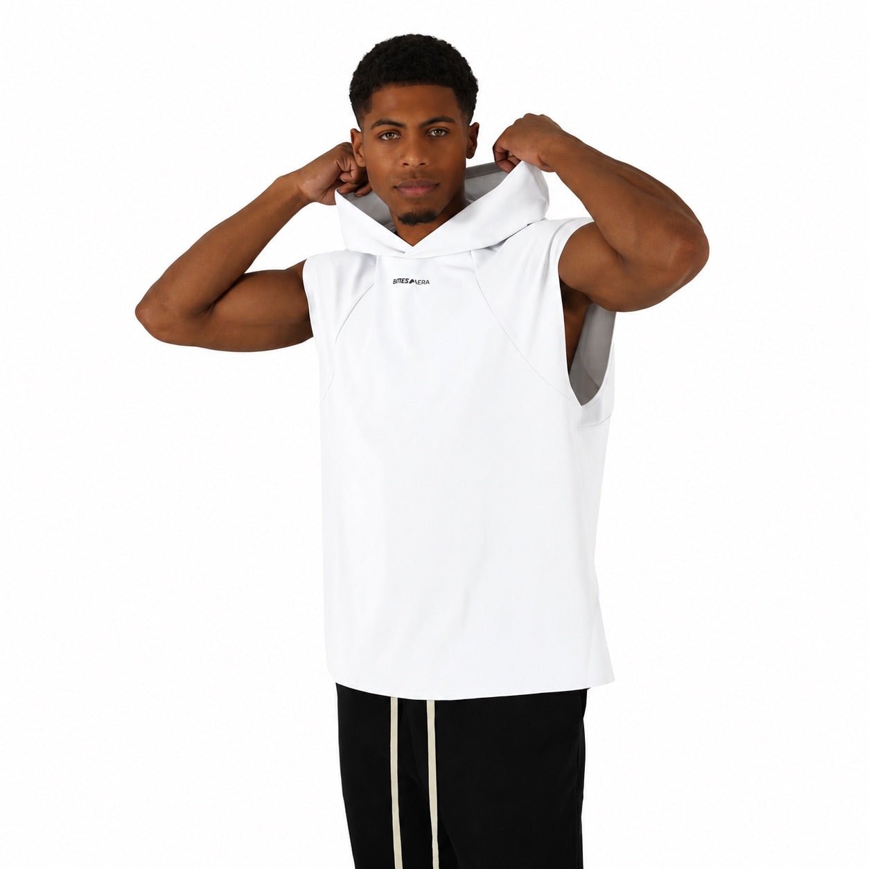 Modern Build Over - Shoulder Hooded Tank - Elites Aera