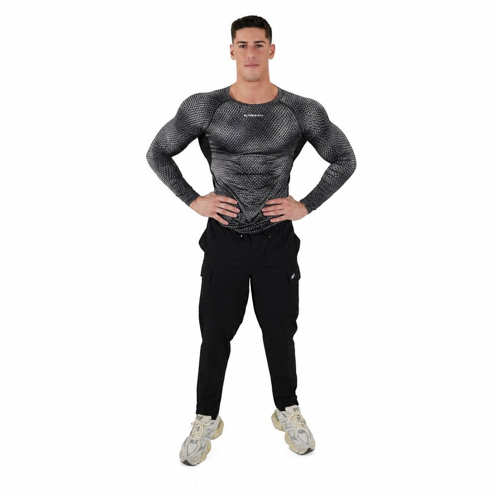 Python Camouflage Compression Long - Sleeve - Elites Aera