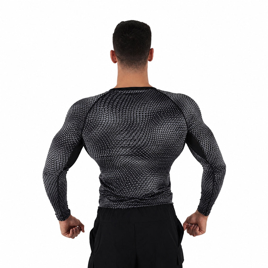 Python Camouflage Compression Long - Sleeve - Elites Aera