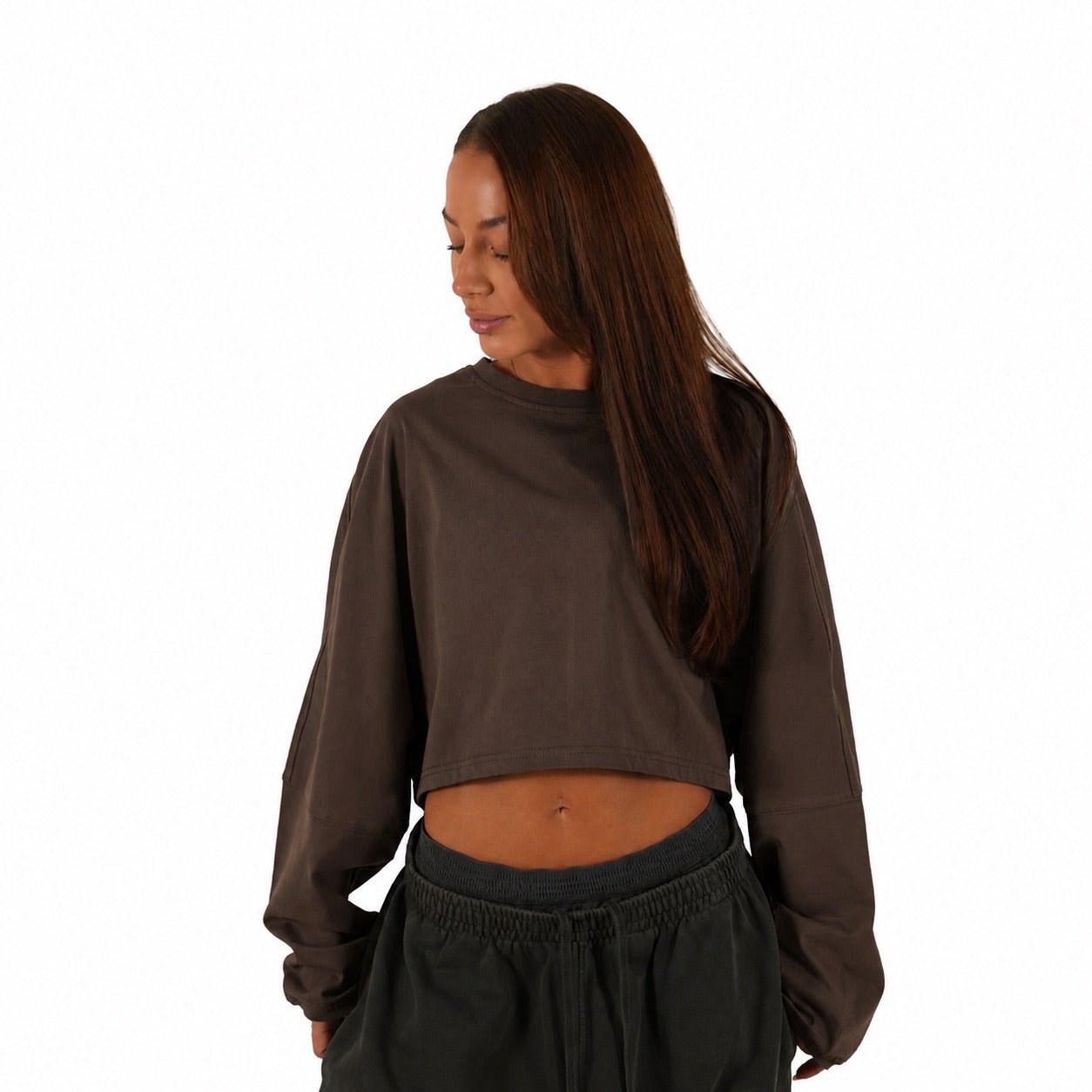 J - Flow Cropped Long - Sleeve - Elites Aera