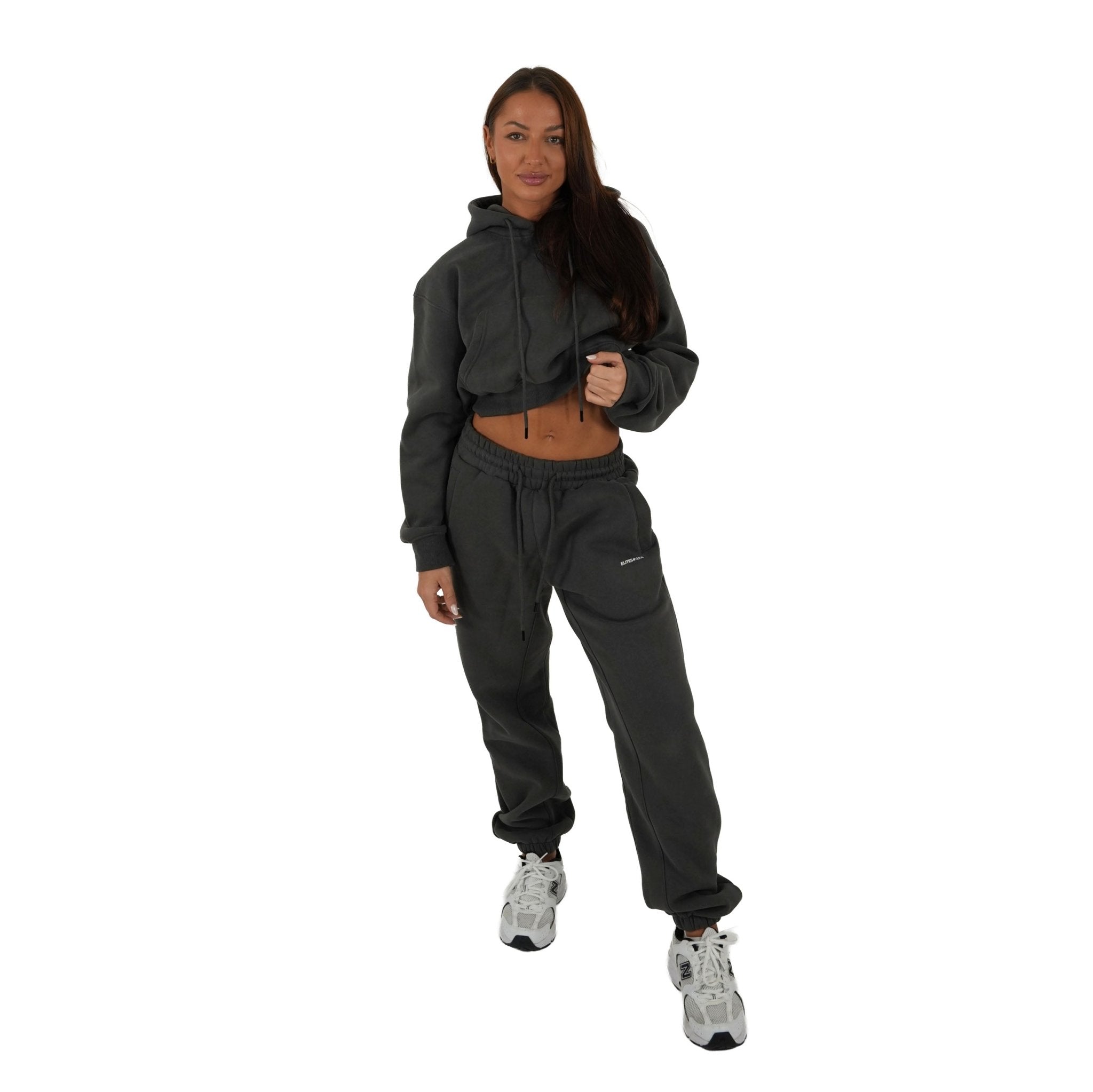 Onyx Aera Cropped Hoodie - Elites Aera