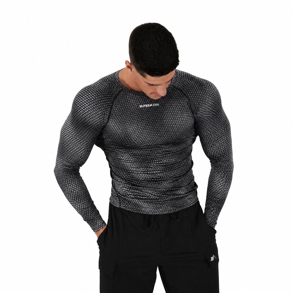 Python Camouflage Compression Long - Sleeve - Elites Aera