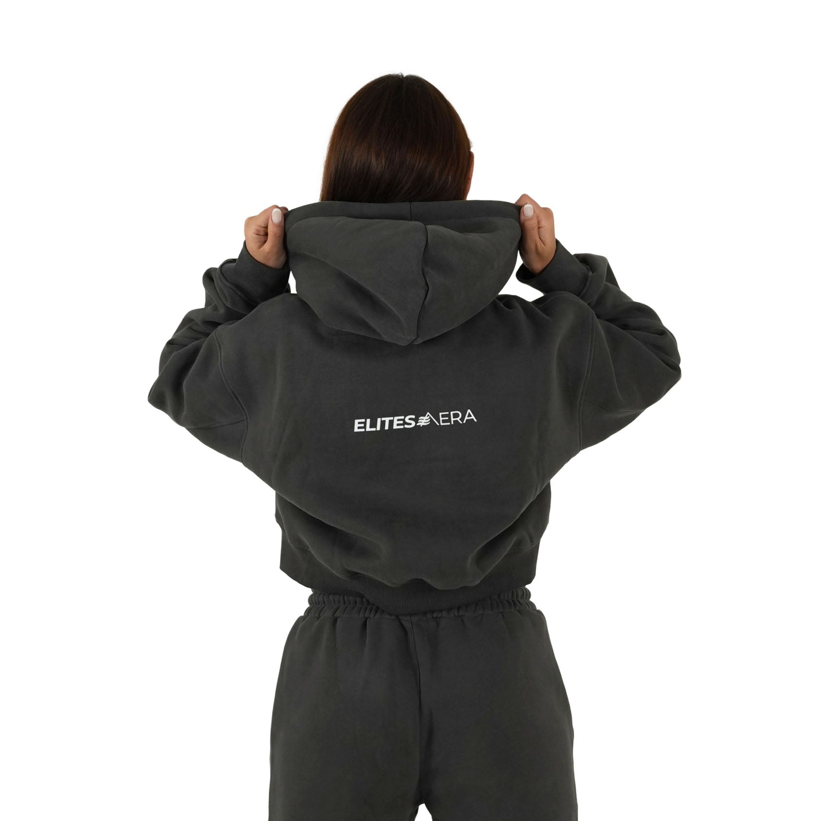 Onyx Aera Cropped Hoodie - Elites Aera