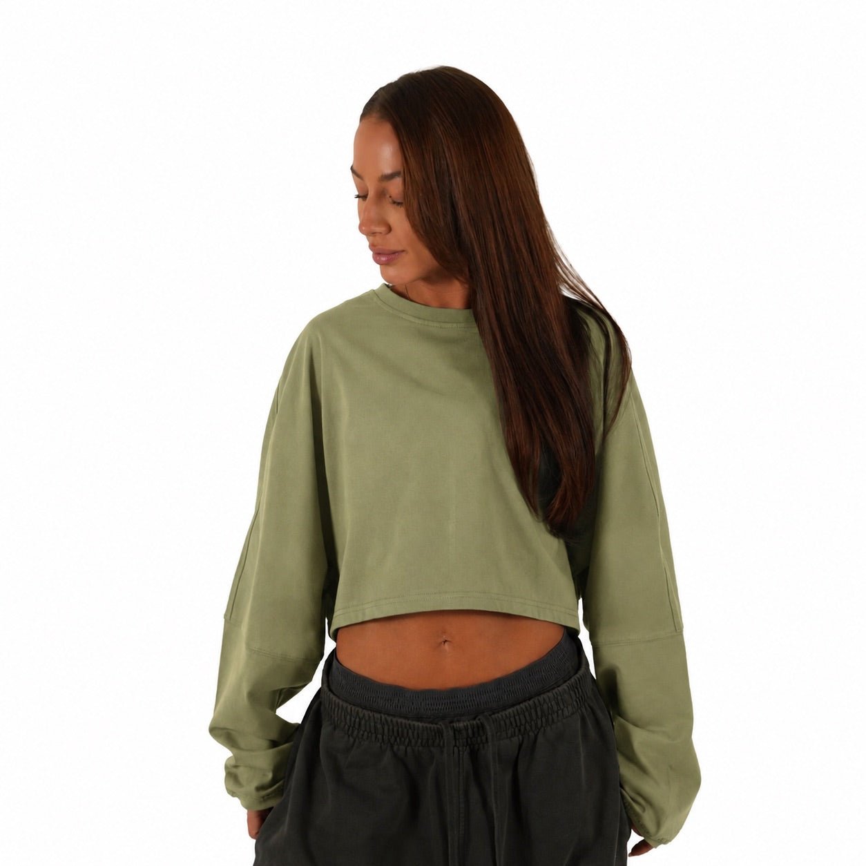 J - Flow Cropped Long - Sleeve - Elites Aera