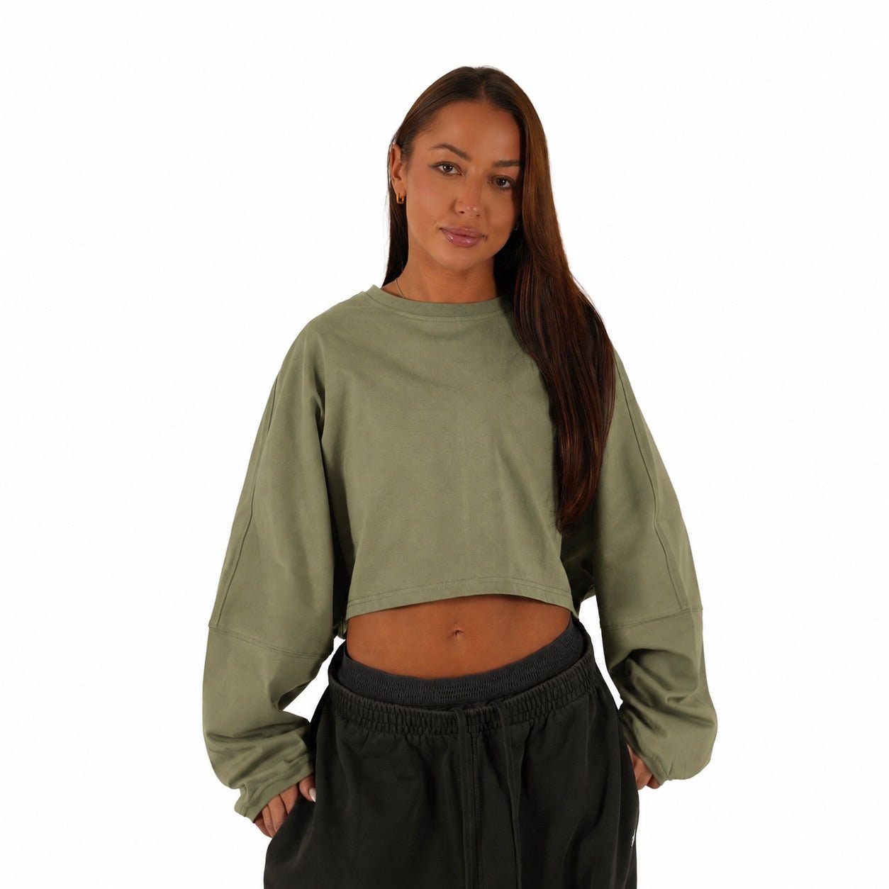 J - Flow Cropped Long - Sleeve - Elites Aera