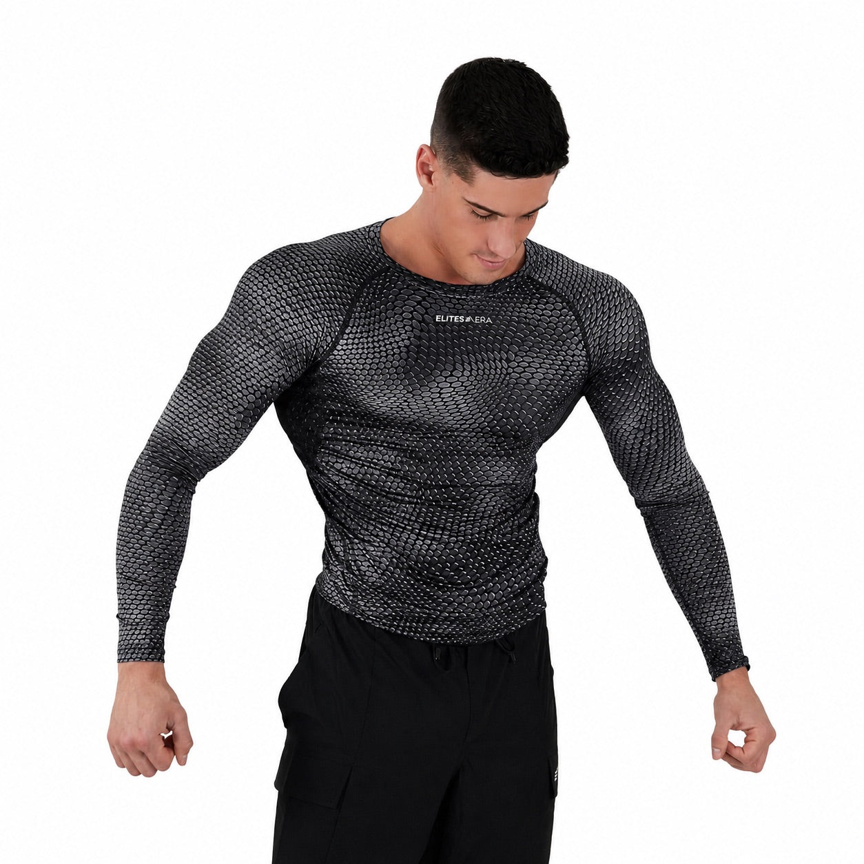 Python Camouflage Compression Long - Sleeve - Elites Aera