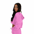 Premium Haven Cropped Zip - Up Hoodie - Elites Aera