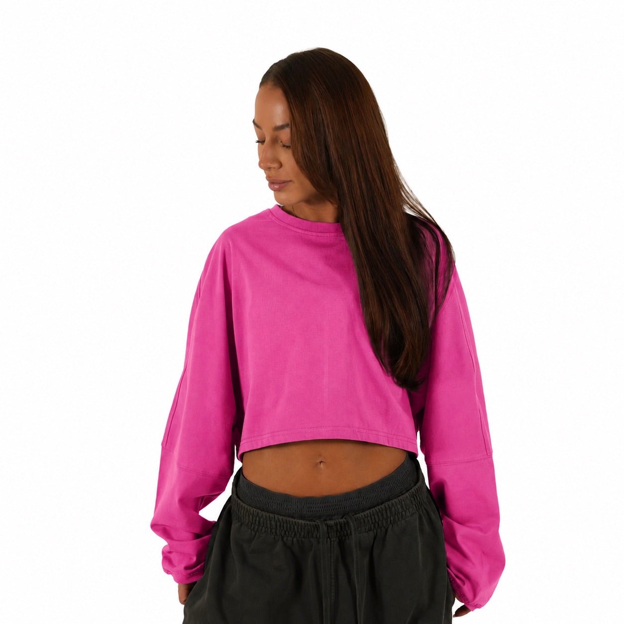J - Flow Cropped Long - Sleeve - Elites Aera