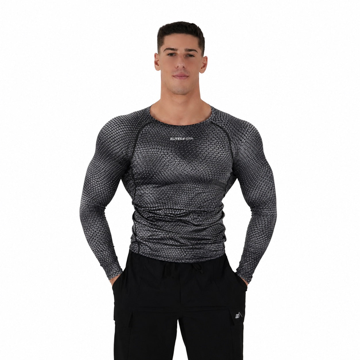 Python Camouflage Compression Long - Sleeve - Elites Aera