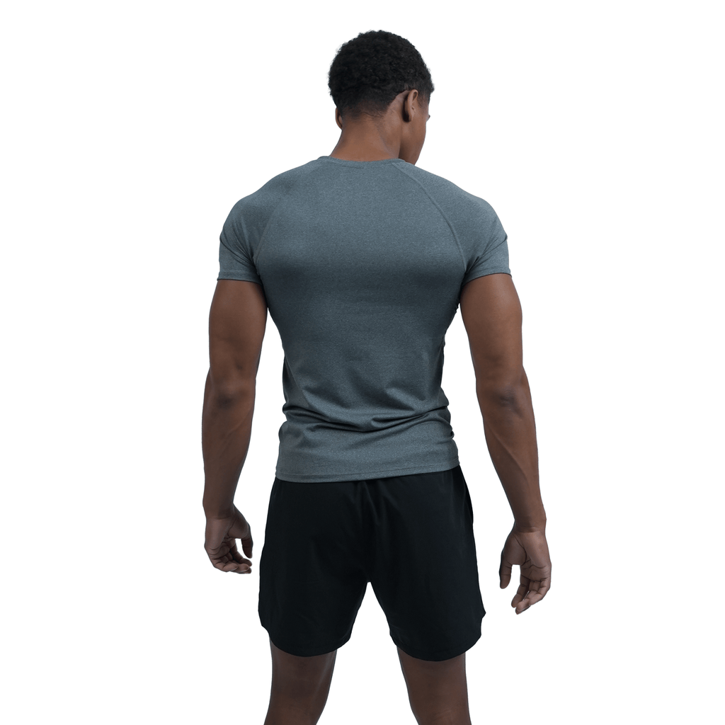 Men’s Grey Compression T-Shirt - Elites Aera