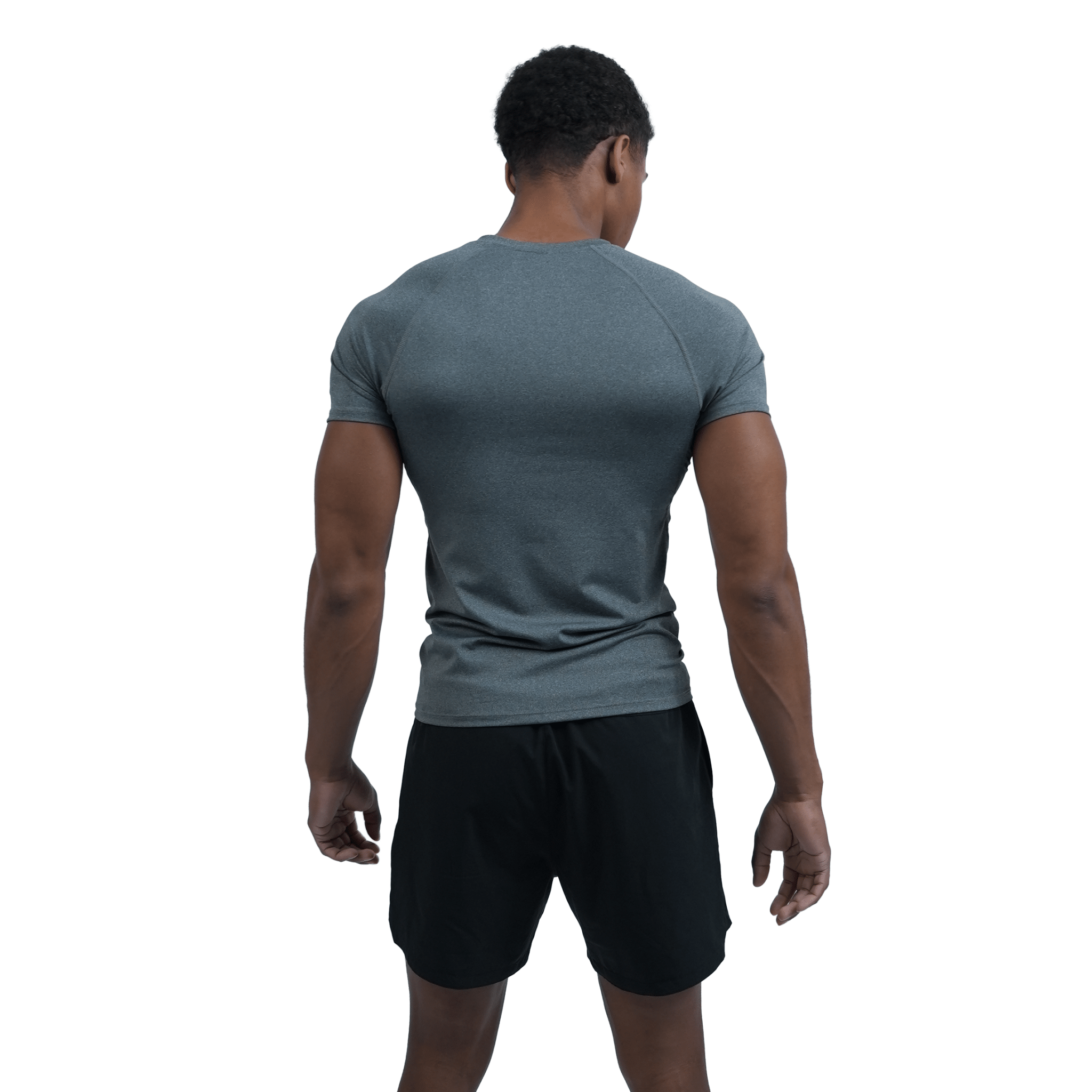 Men’s Grey Compression T-Shirt - Elites Aera