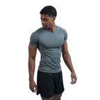 Men’s Grey Compression T-Shirt - Elites Aera