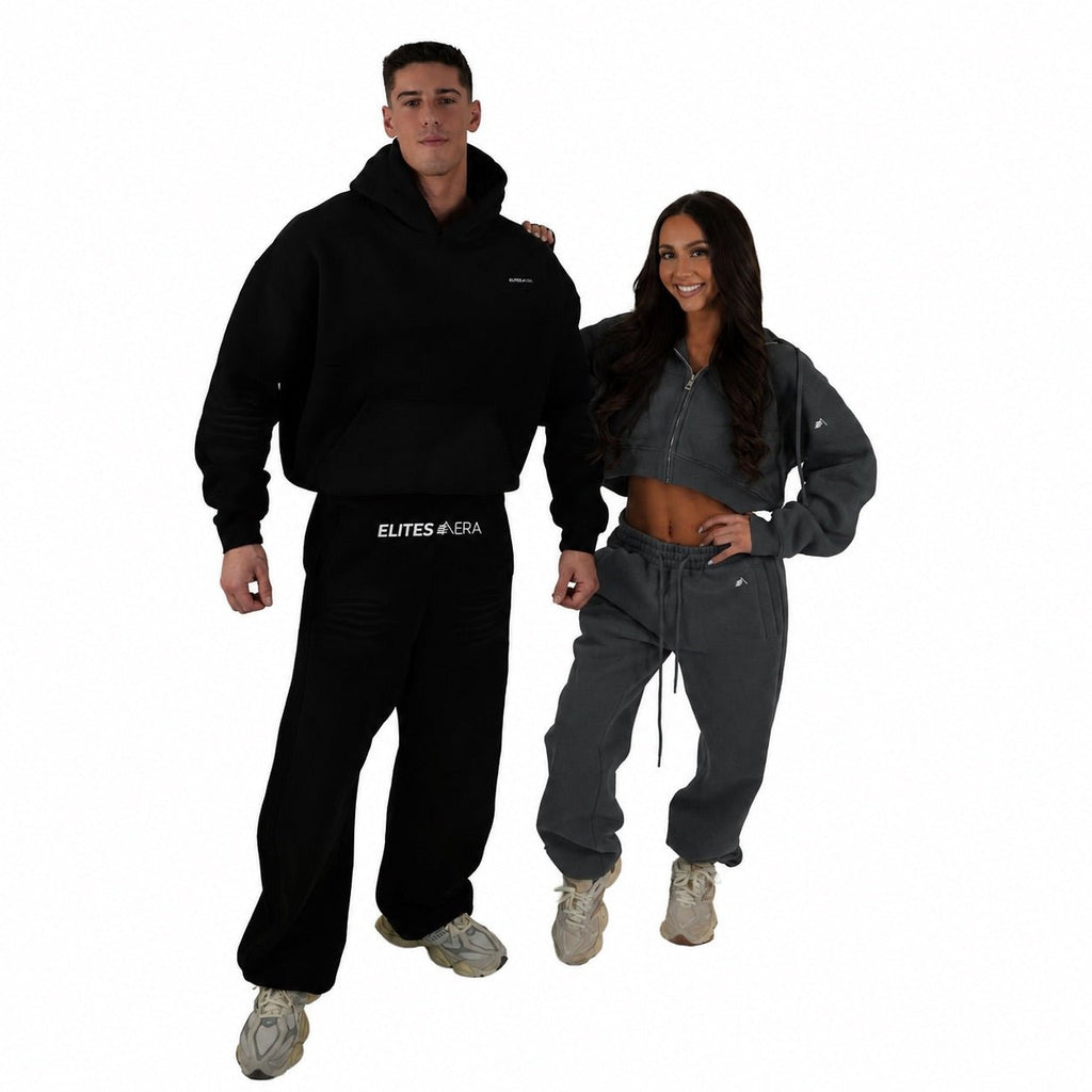 Premium Haven Cropped Zip - Up Hoodie - Elites Aera
