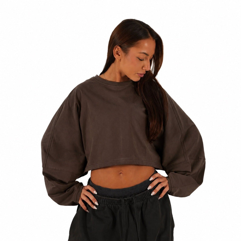 J - Flow Cropped Long - Sleeve - Elites Aera