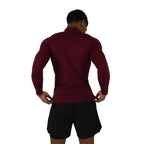 Men’s Burgundy Compression Shirt - Elites Aera
