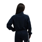 Women’s Blue Striped Zip - Up - Elites Aera