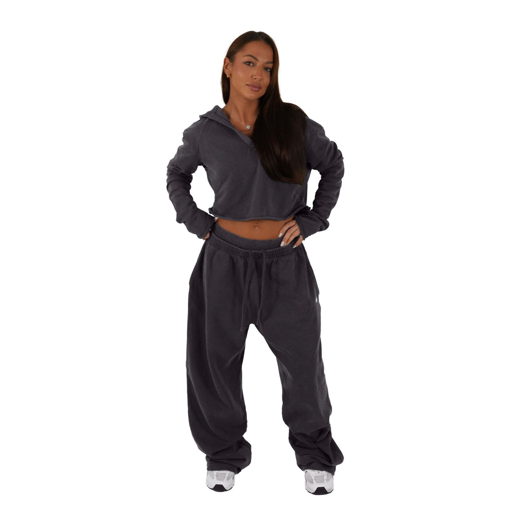 Effortless Drift Cropped Hoodie - Elites Aera