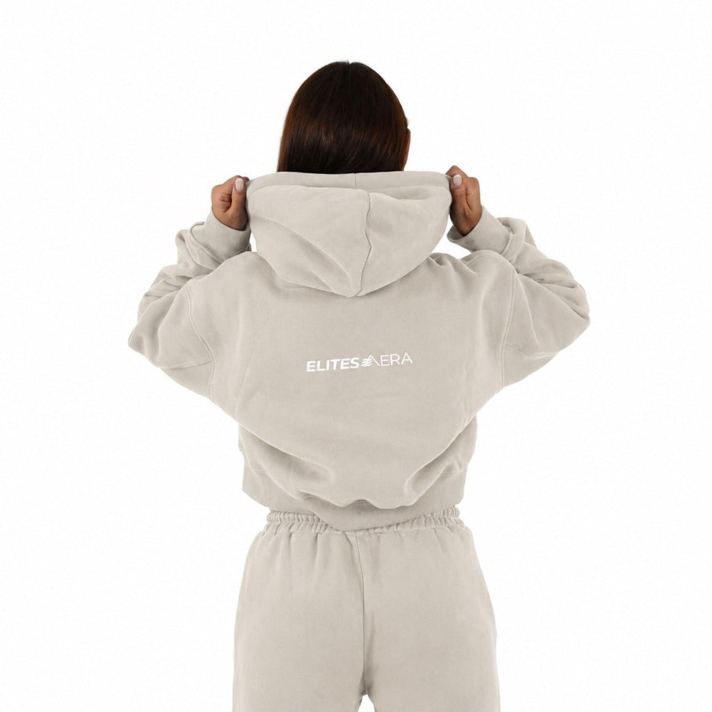 Onyx Aera Cropped Hoodie - Elites Aera