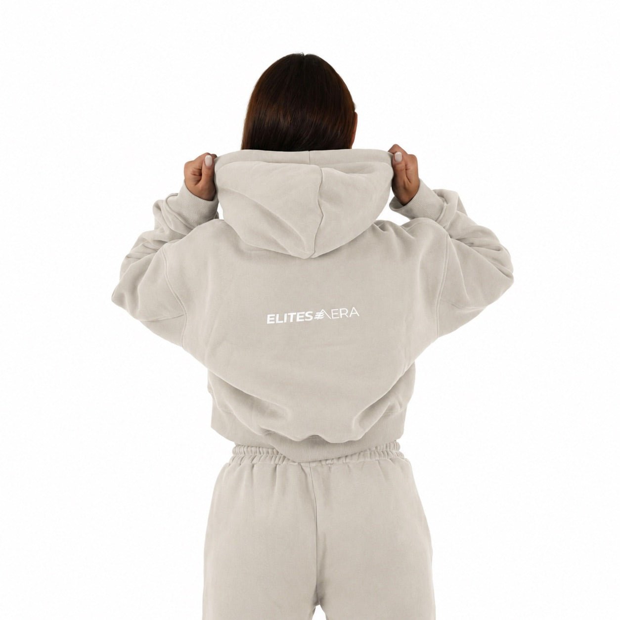 Onyx Aera Cropped Hoodie - Elites Aera