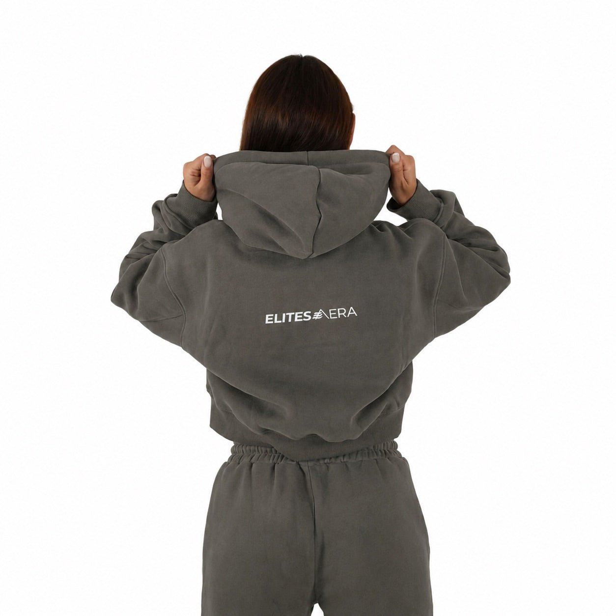 Onyx Aera Cropped Hoodie - Elites Aera