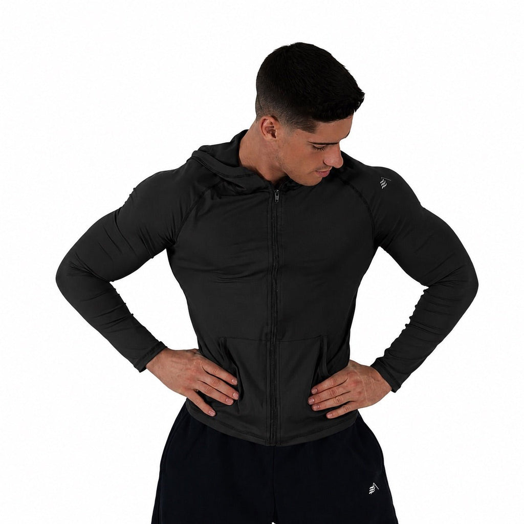 Sky Fall Hooded Compression Zip-Up - Elites Aera
