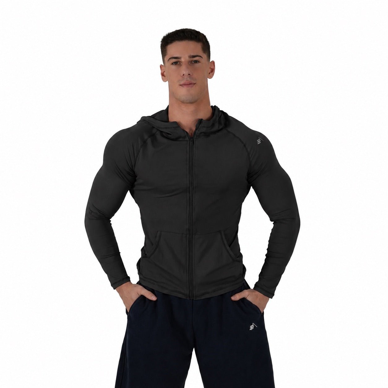 Sky Fall Hooded Compression Zip-Up - Elites Aera