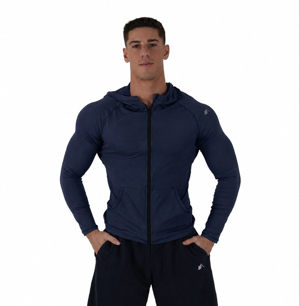 Sky Fall Hooded Compression Zip-Up - Elites Aera